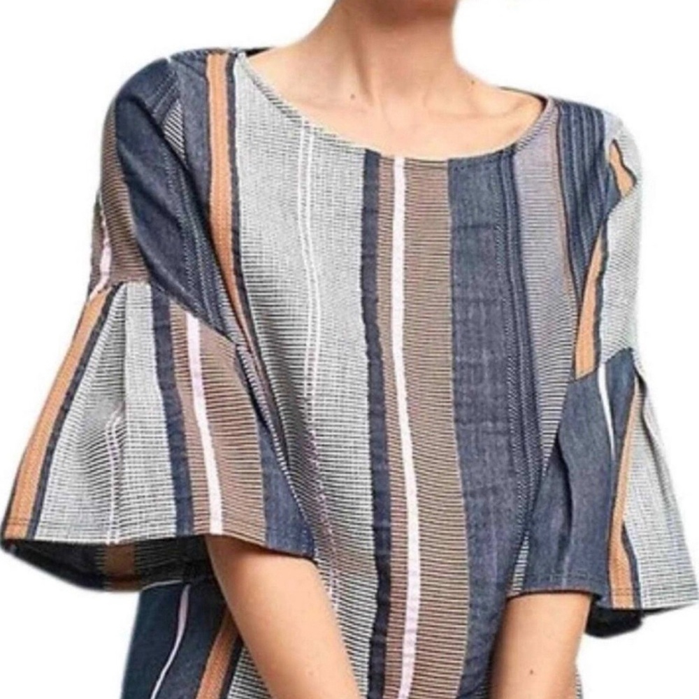 Dolan Left Coast Collection Luella Vertical Stripes Pullover Top